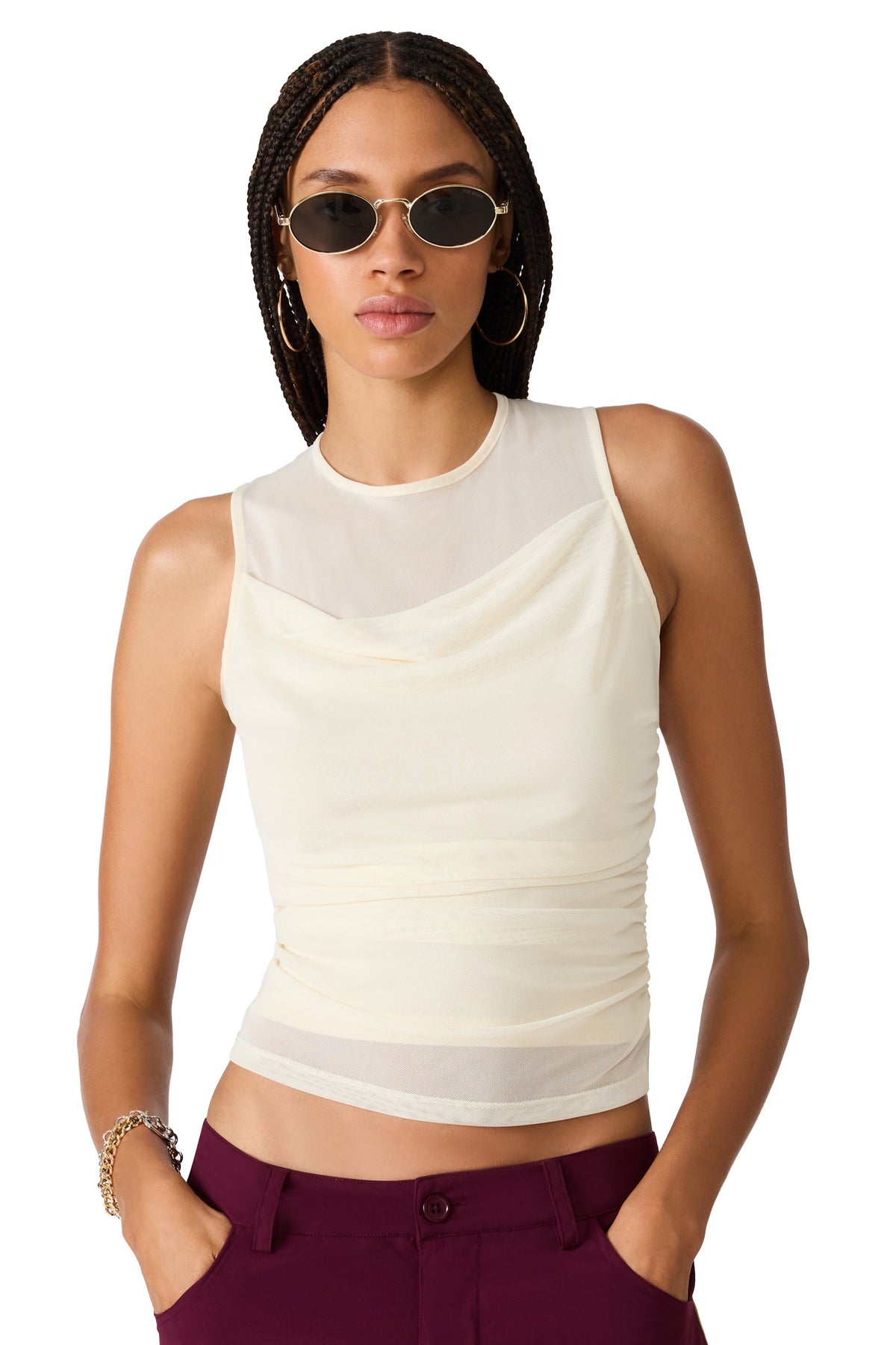 Steve Madden Roman Knit Top