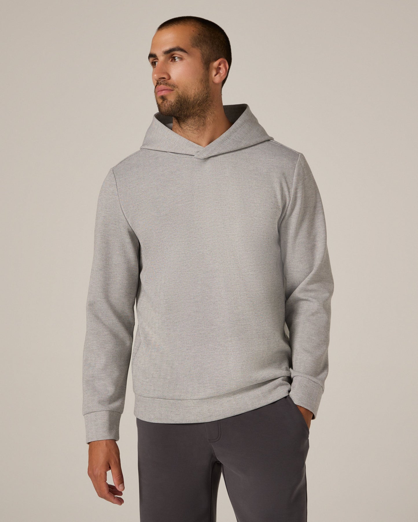 7 Diamonds Roarke Herringbone Hoodie