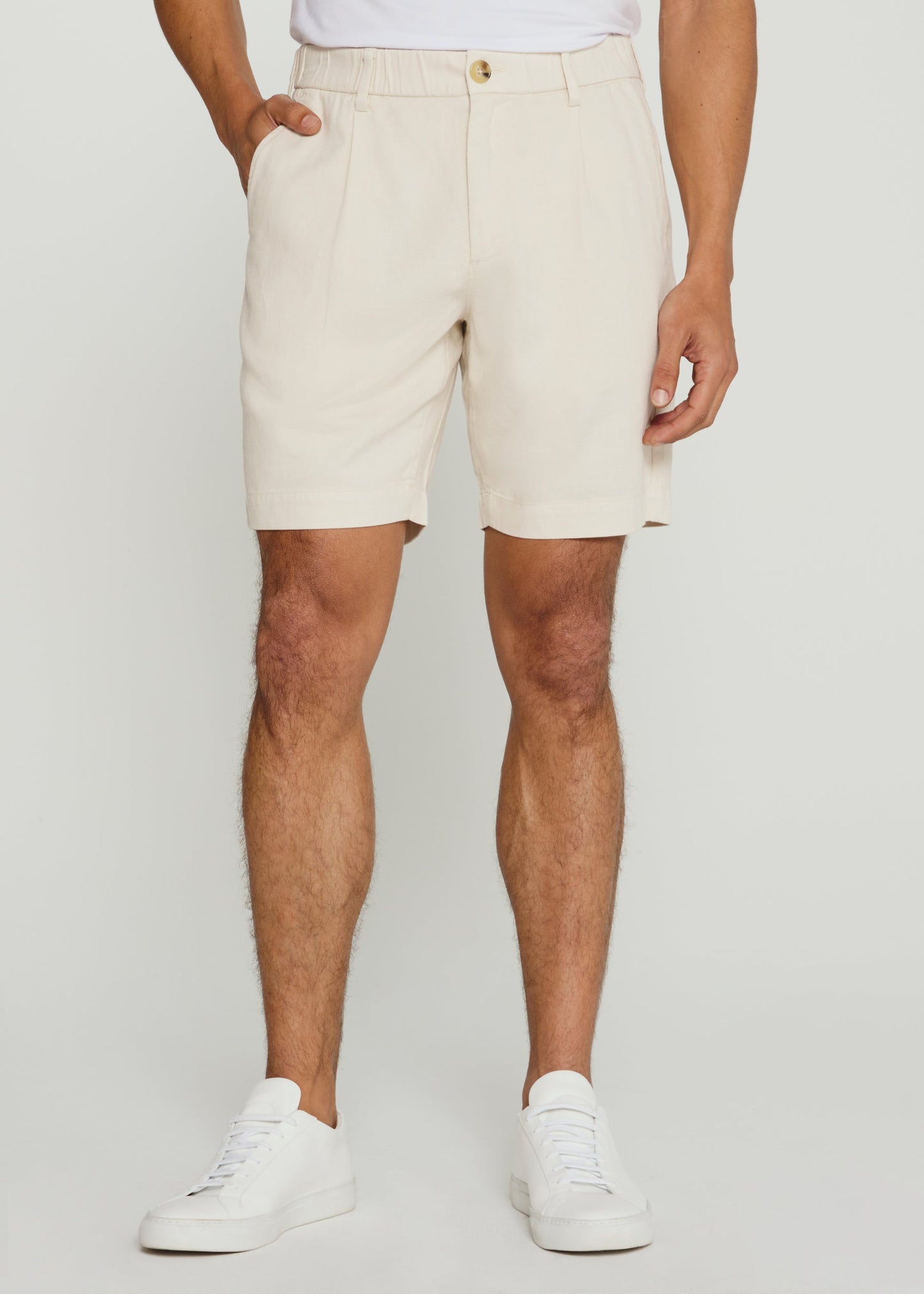7 Diamonds Men's Laguna Linen Chino Short