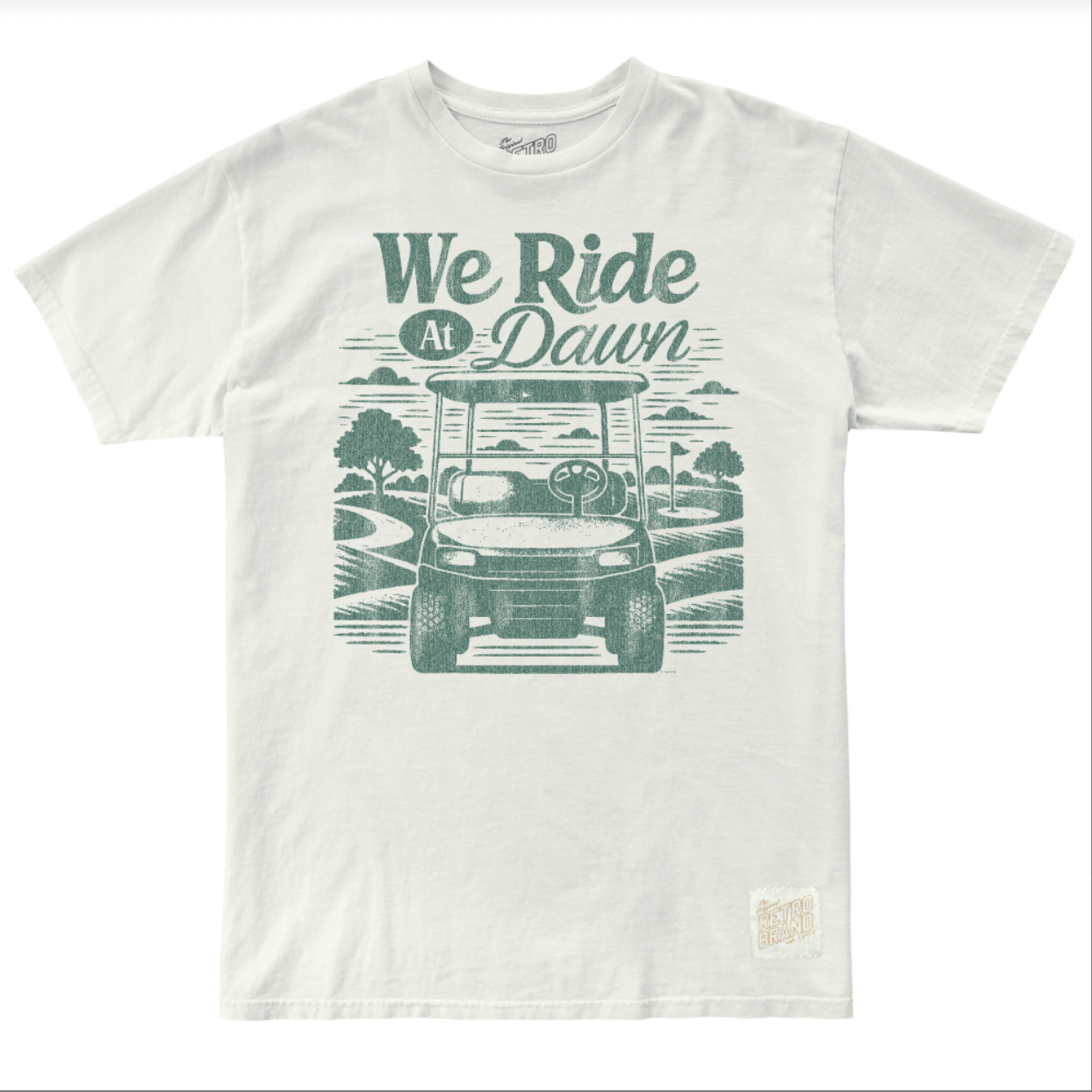 Retro Brand We Ride At Dawn Tee
