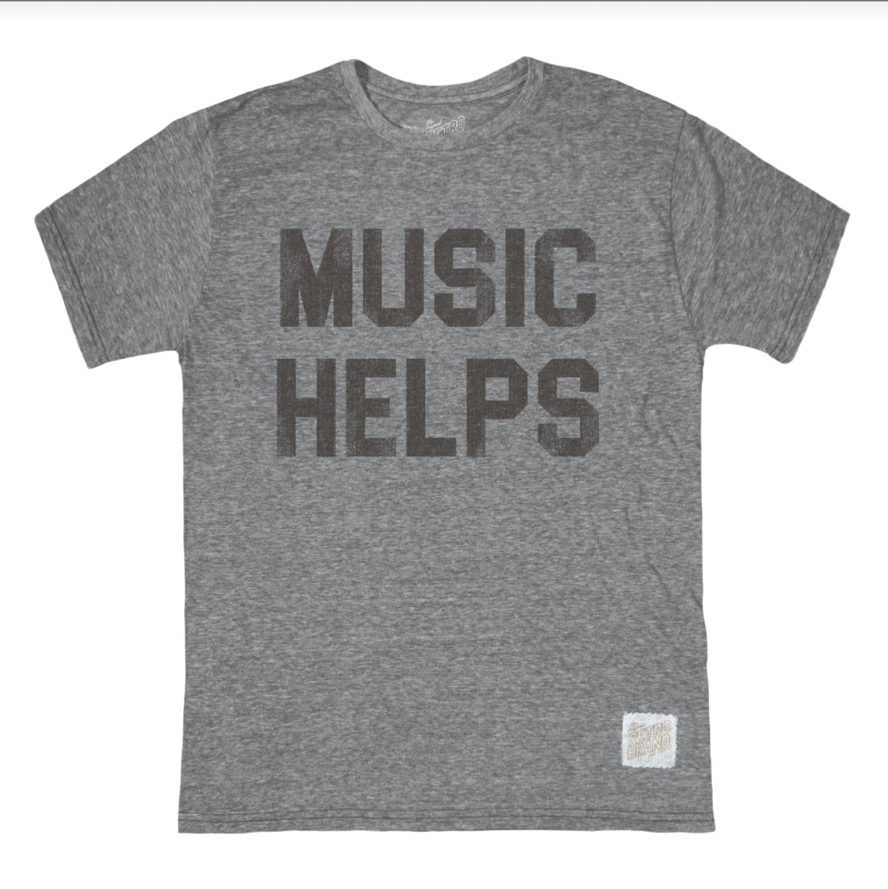 Retro Brand Music Helps Vintage Tri-Blend Tee
