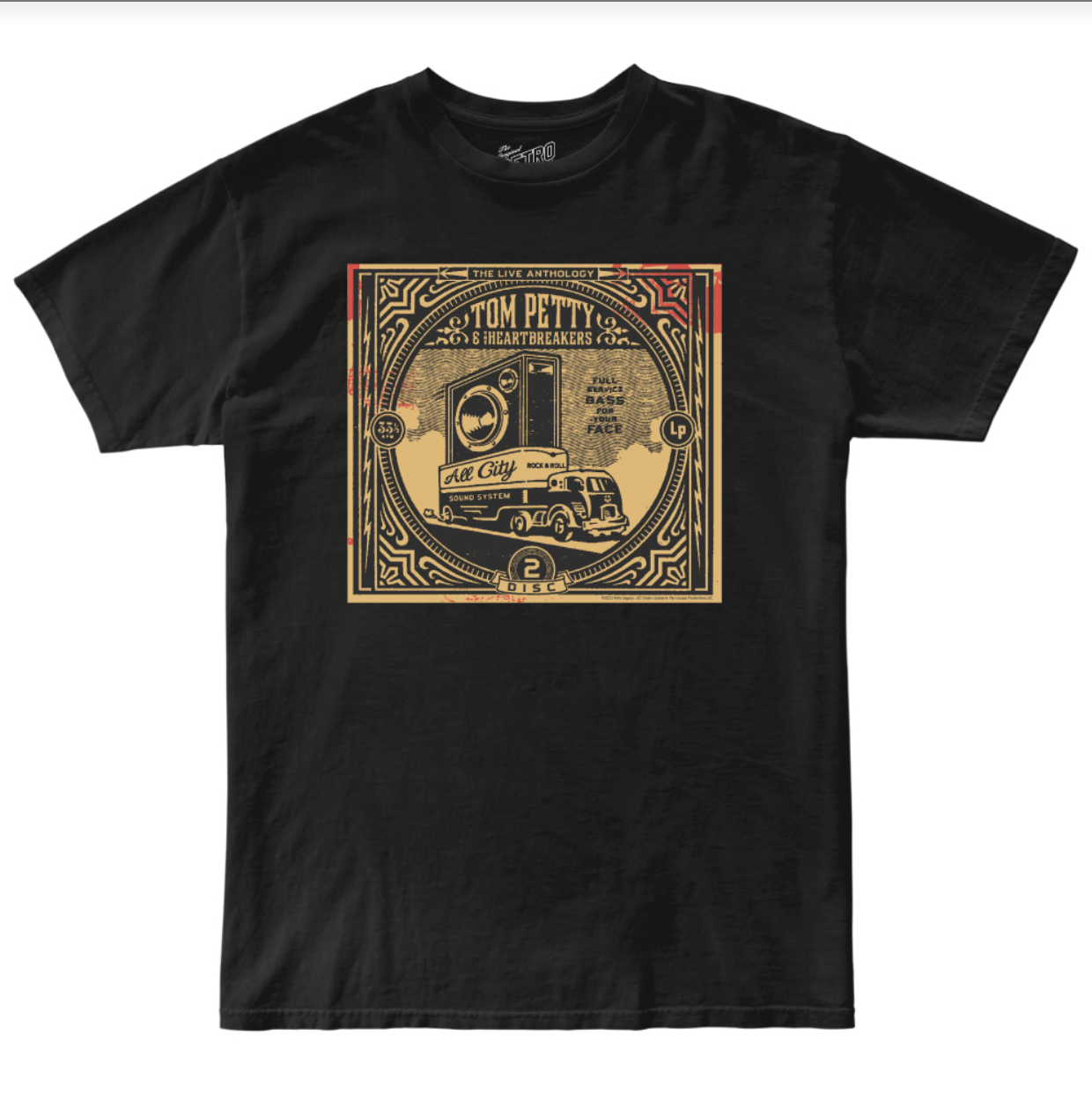 Retro Brand Tom Petty Tee