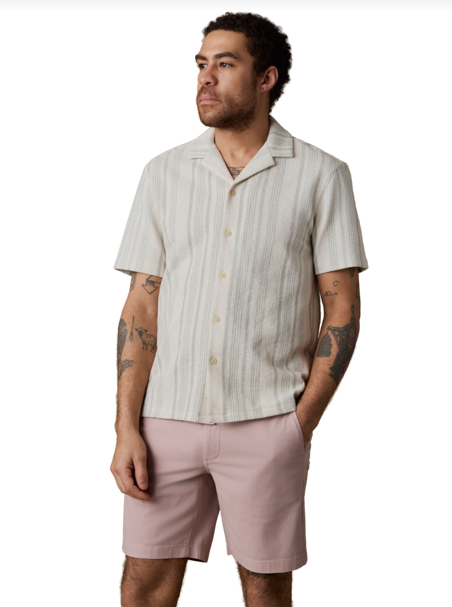 Faherty Men's Short Sleeve Oasis Camp Shirt