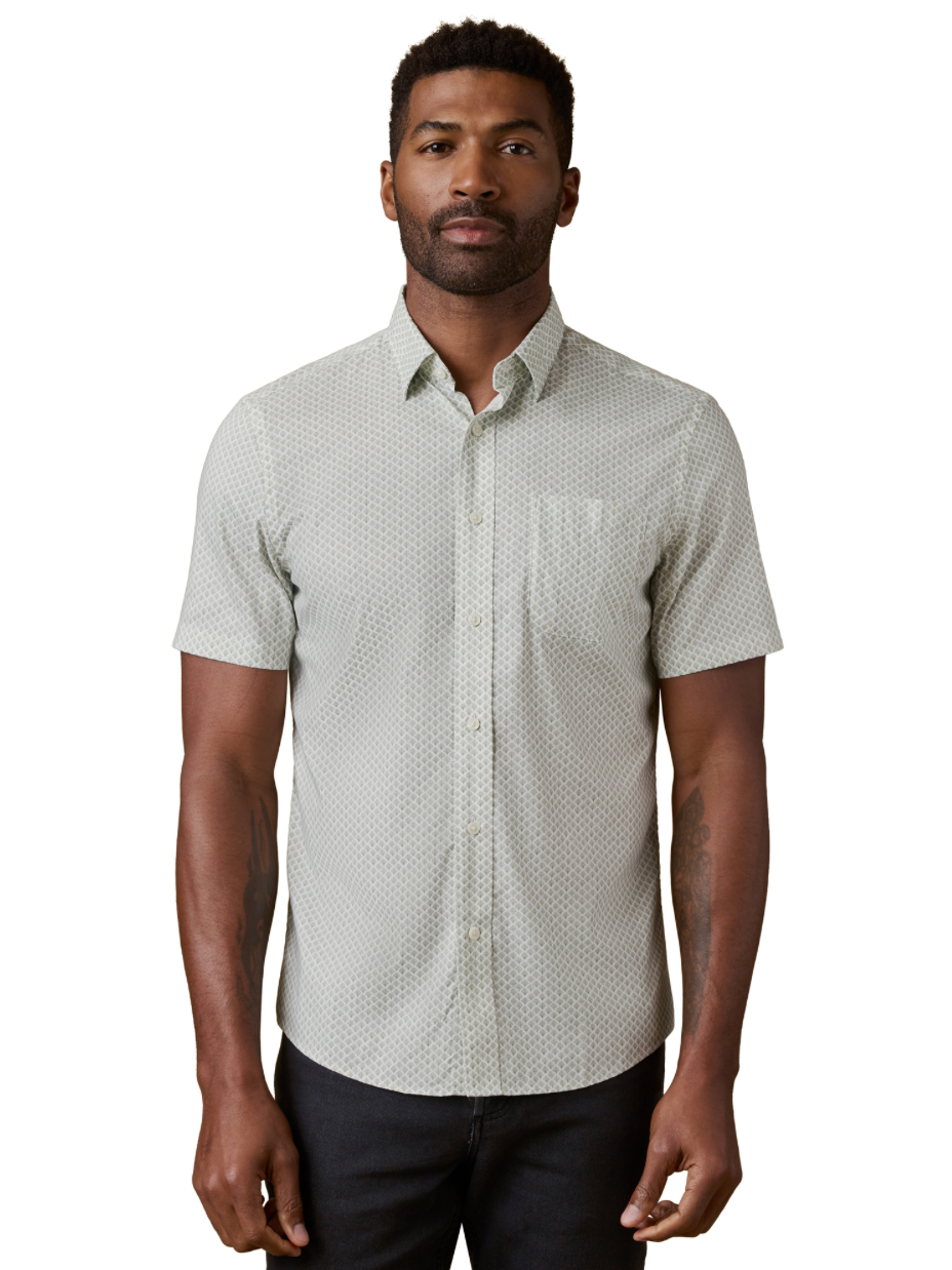 Faherty Men's Short Sleeve Movement Shirt