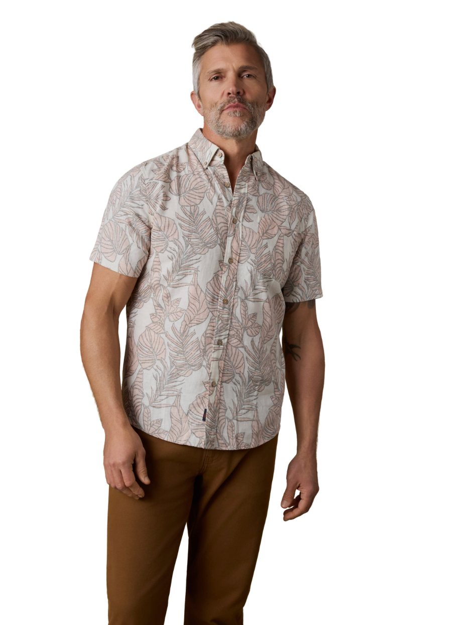 Faherty Men's Short Sleeve Breeze Shirt