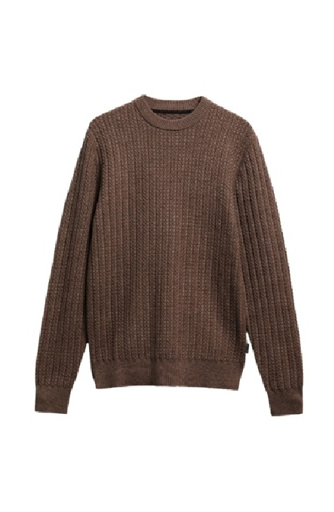 Barbour Men's Herringbone Knitted Crew