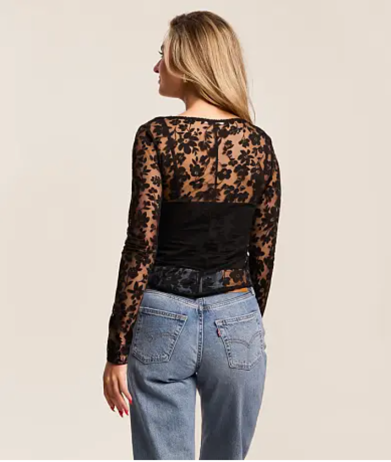 Free People Early Sunsets Layering Top