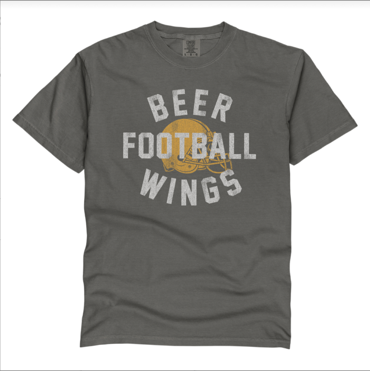 Retro Brand Beer Football Wings