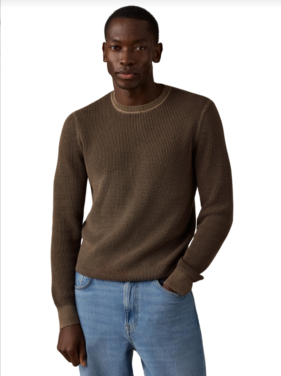 Faherty Men's Sunwashed Crewneck Sweater