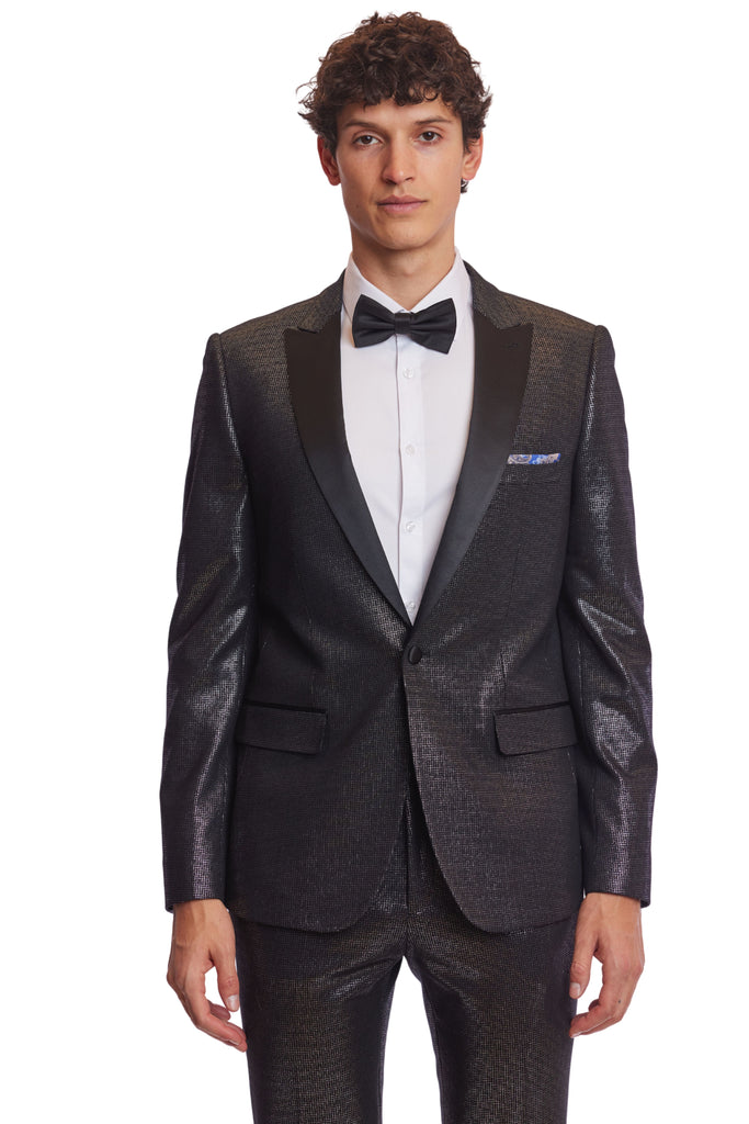 Paisley & Gray Grosvenor Peak Tux Jacket -Slim (Black)