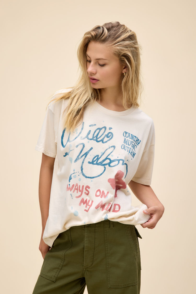 DayDreamer Willie Nelson Always On My Mind Merch Tee
