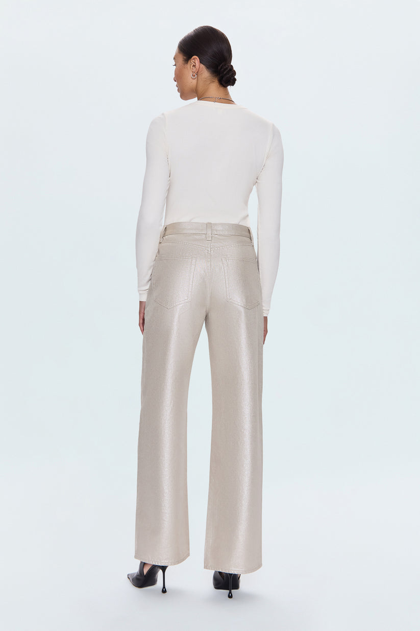 Pistola Tate High Rise Bowed Wide Leg Jean