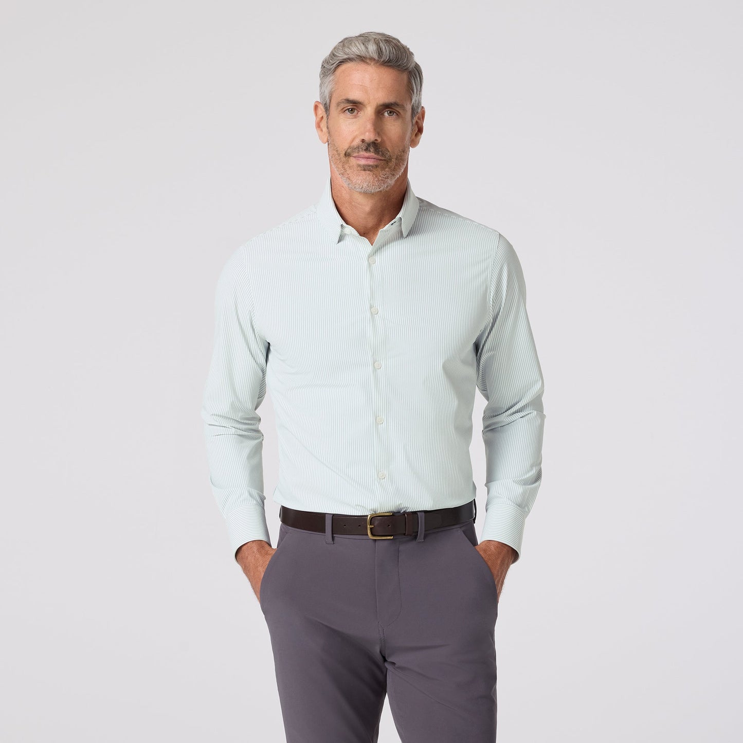 Mizzen + Main Leeward Long Sleeve Dress Shirt