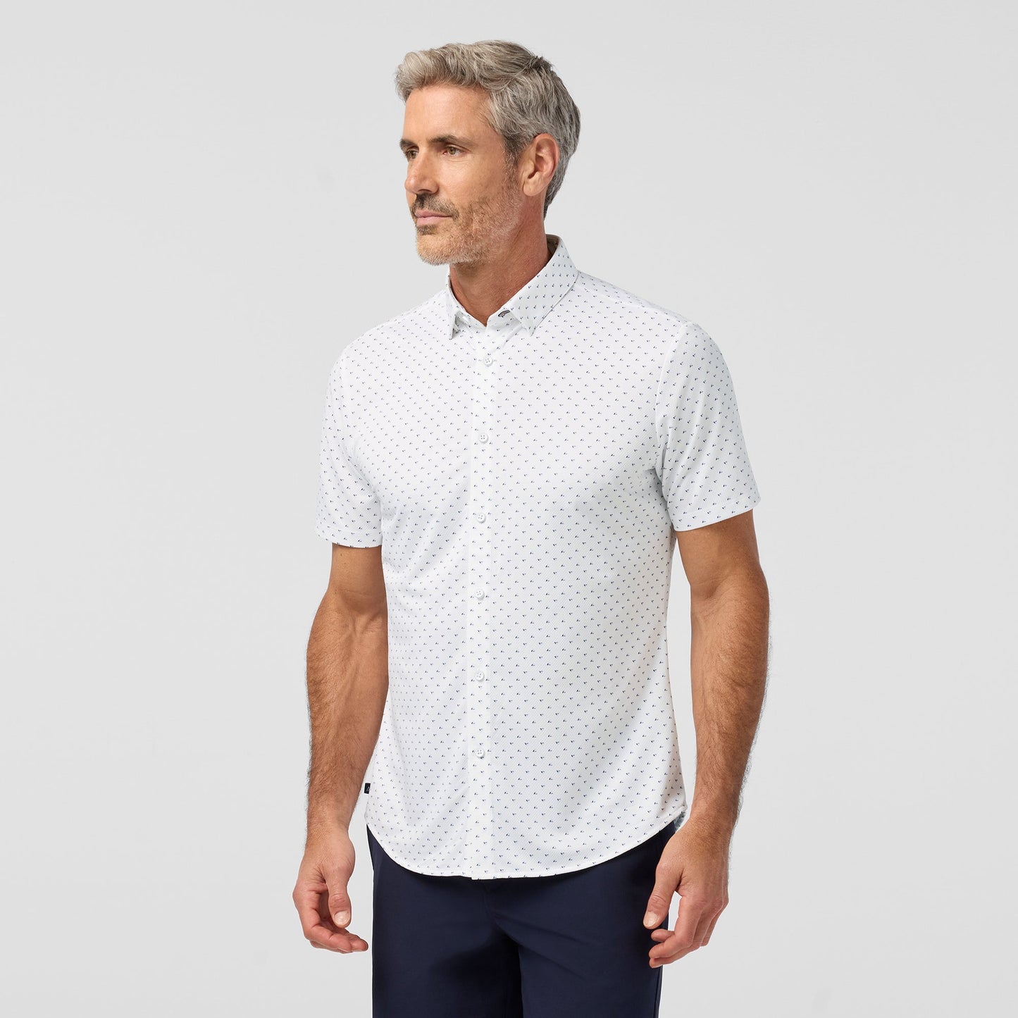 Mizzen + Main Men's Halyard Short Sleeve Dress Shirt