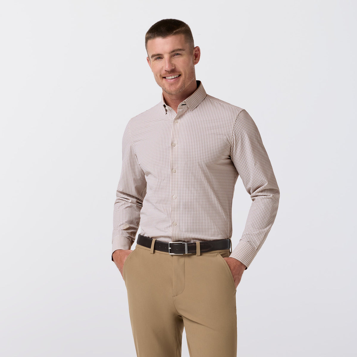 Mizzen + Main Leeward Long Sleeve Dress Shirt