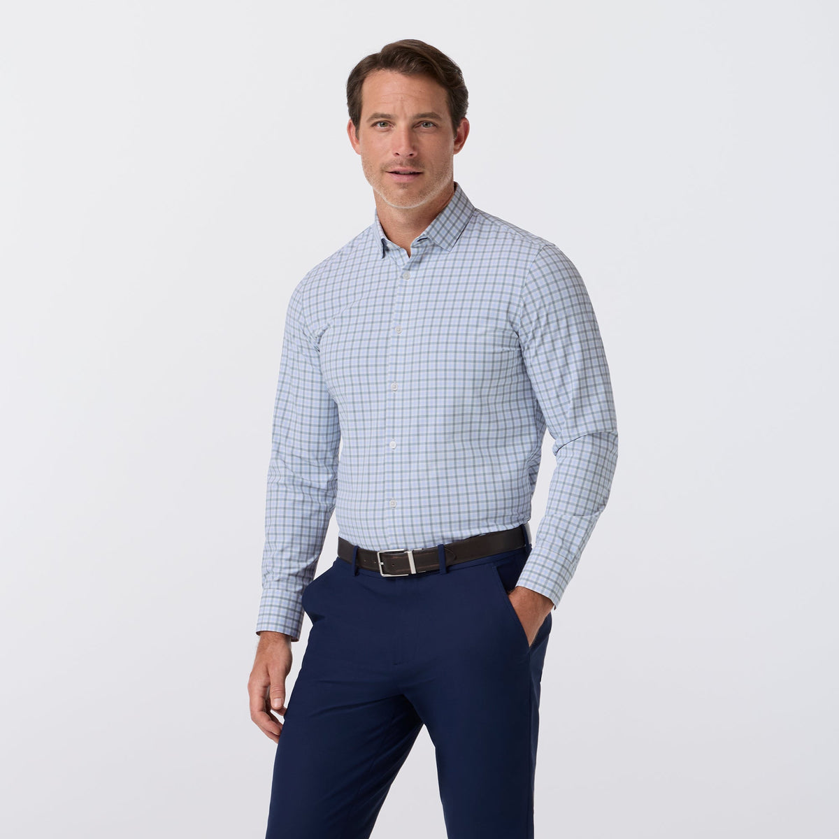 Mizzen+ Main Men's Leeward Long Sleeve Dress Shirt