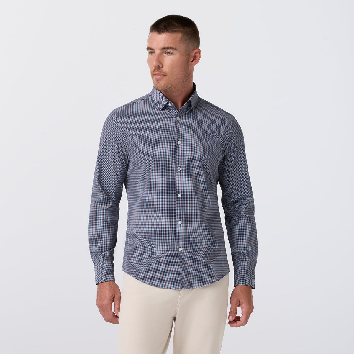 Mizzen+Main Men's Leeward No Tuck Dress Shirt