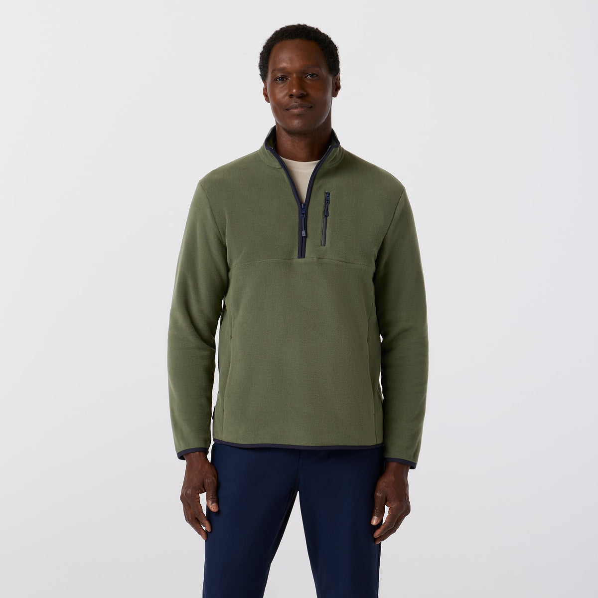 Mizzen + Main Crosby Fleece Quarter Zip Pullover