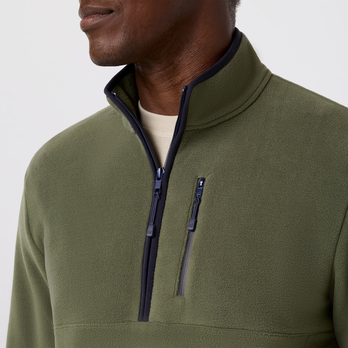 Mizzen + Main Crosby Fleece Quarter Zip Pullover