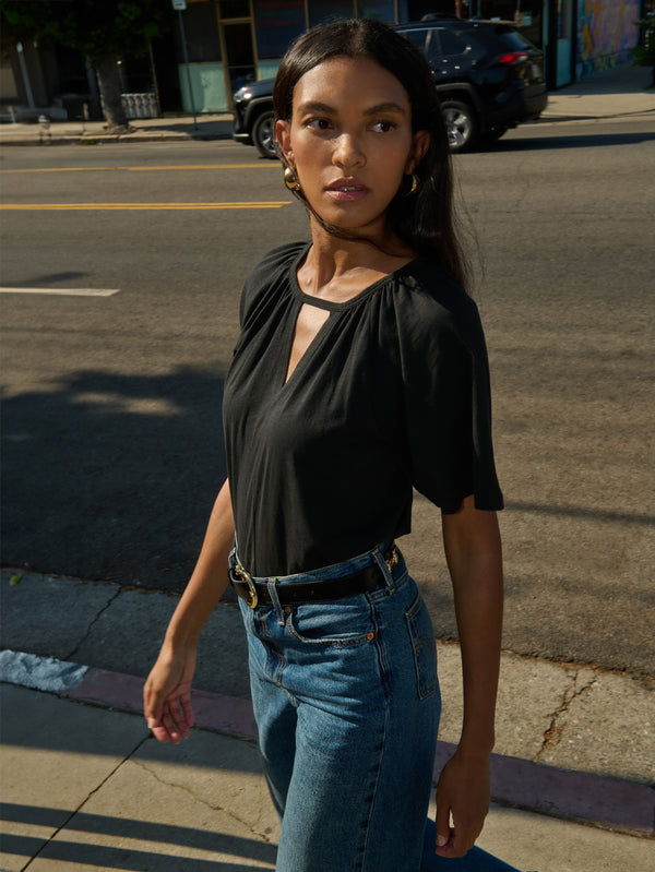 Nation Tracy Keyhole Top