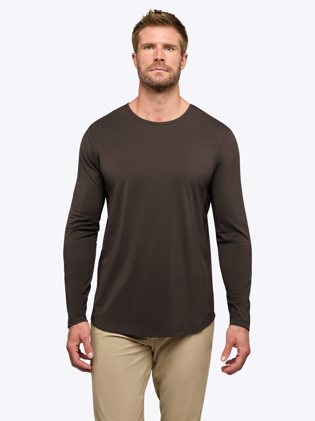 Cuts Men's AO Long Sleeve Curve-Hem Tee