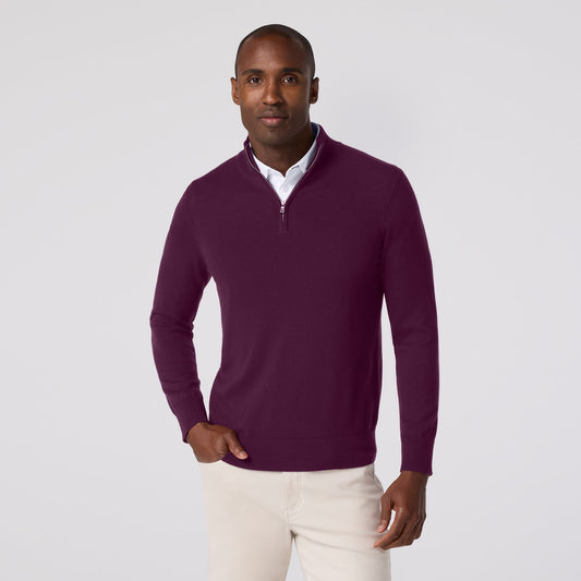 Mizzen + Main Heritage Quarter Zip Sweater