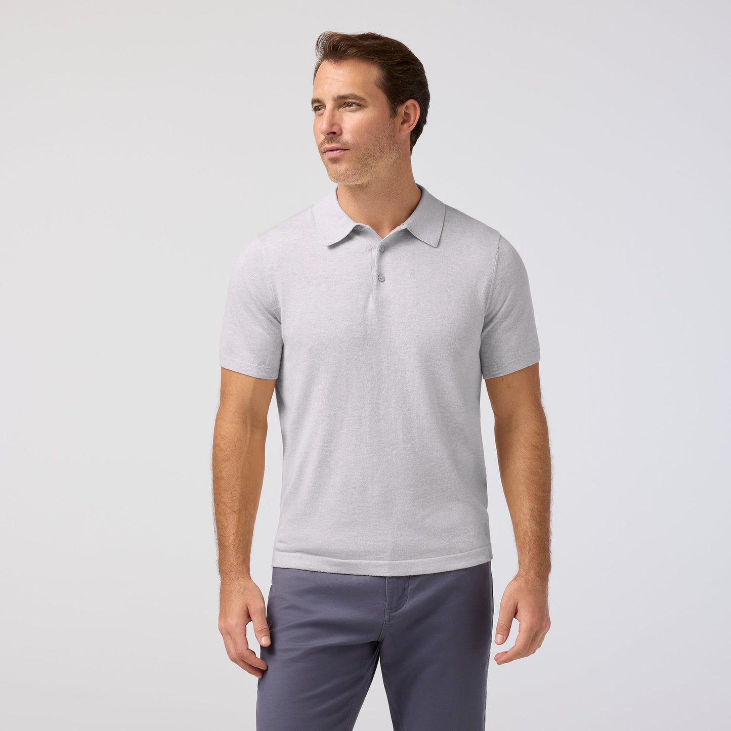 Mizzen + Main Ashe Short Sleeve Polo Sweater