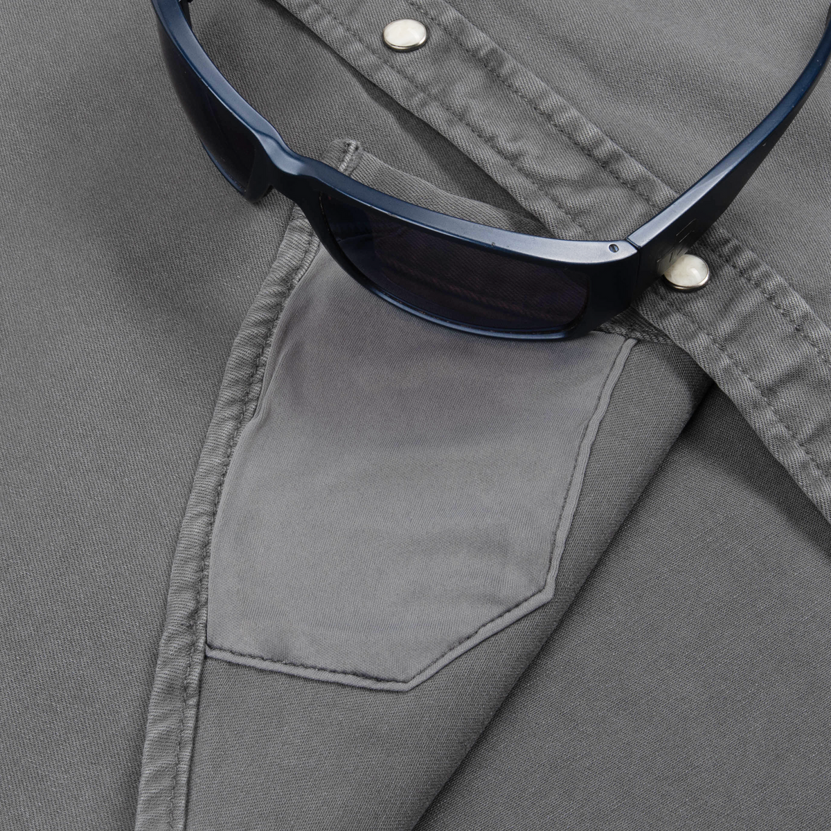 Poncho The Falfurrias Denim Shirt