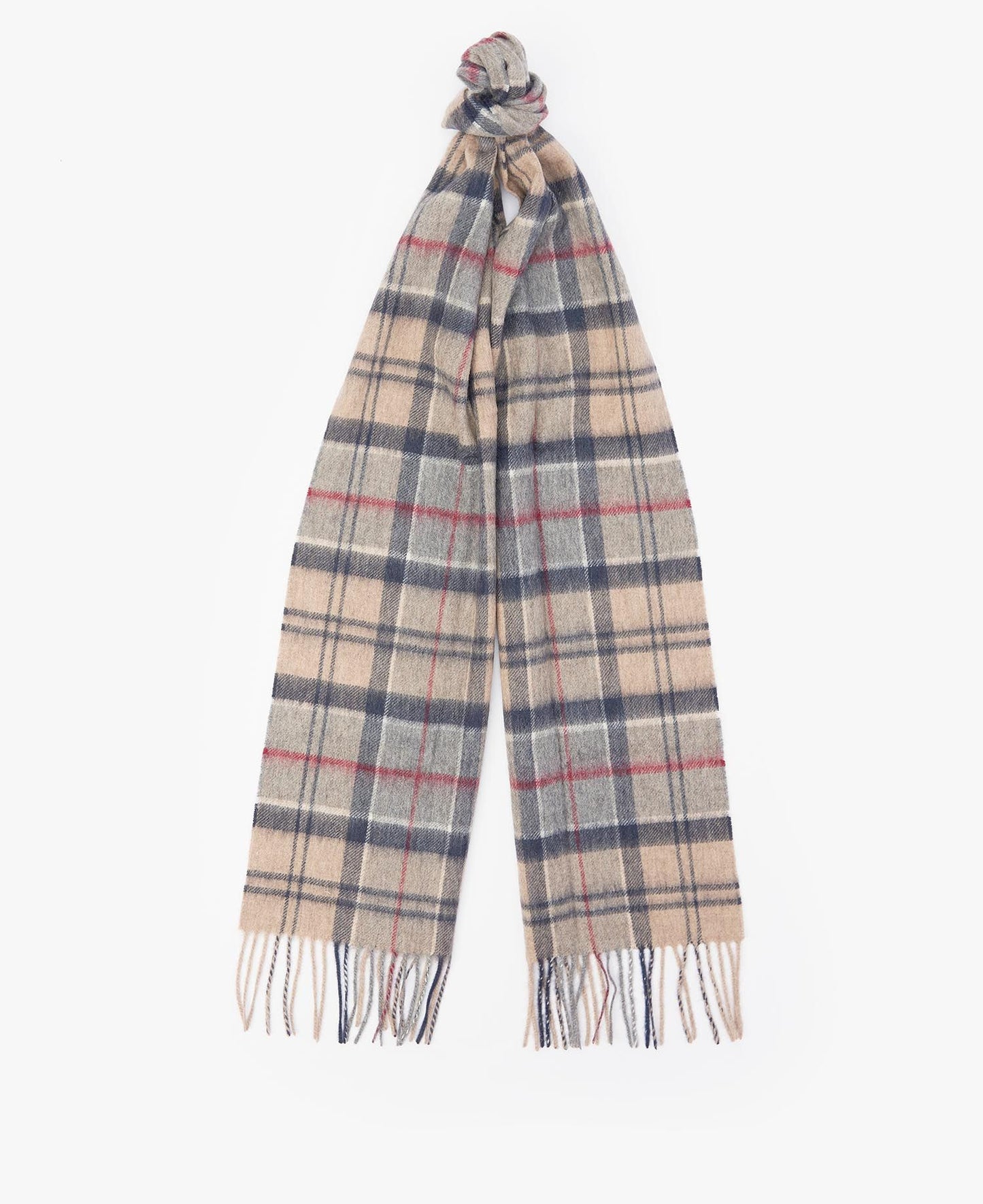 Barbour Wool Cashmere Tartan Scarf