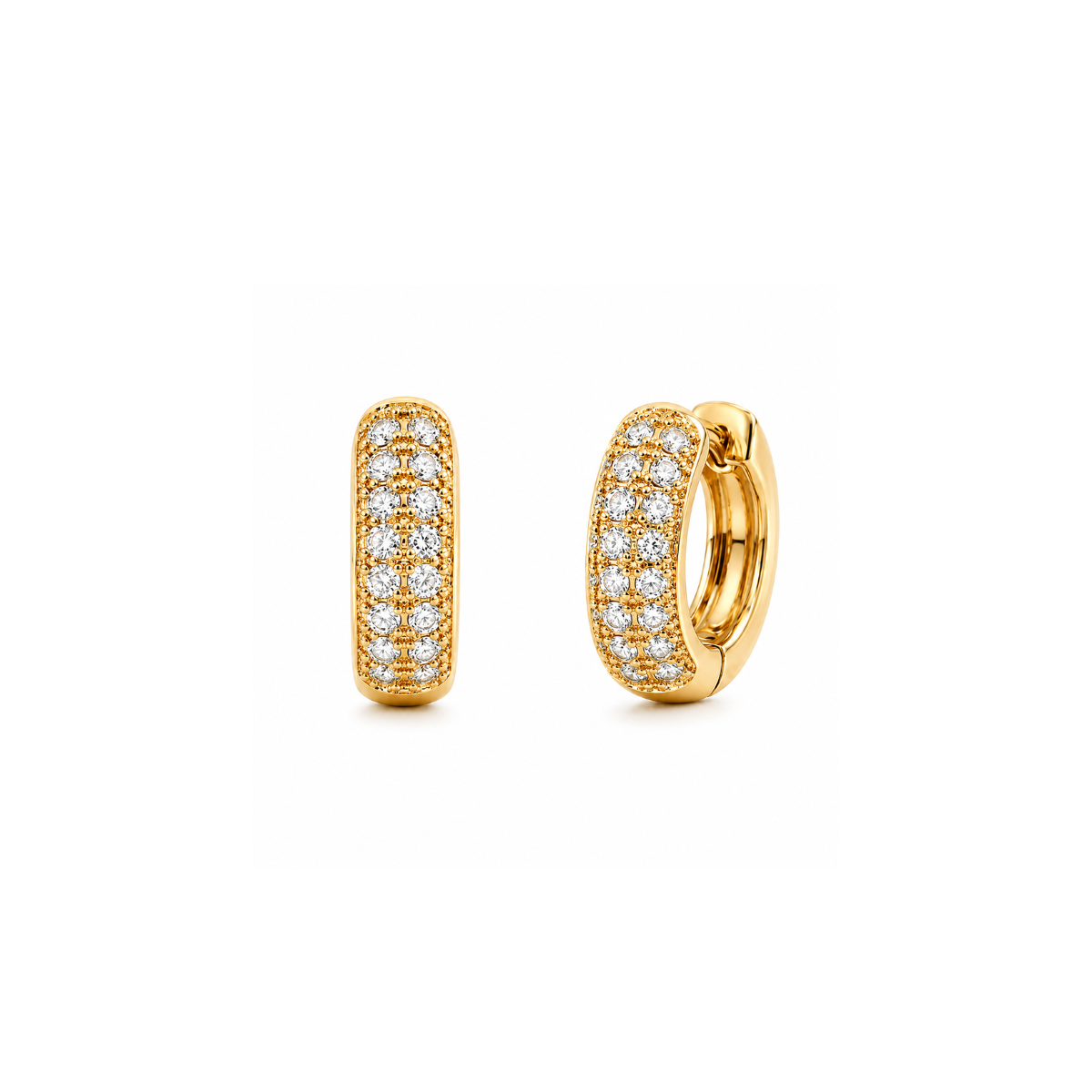 Ellie Vail Yolanda Huggie Hoop Earring