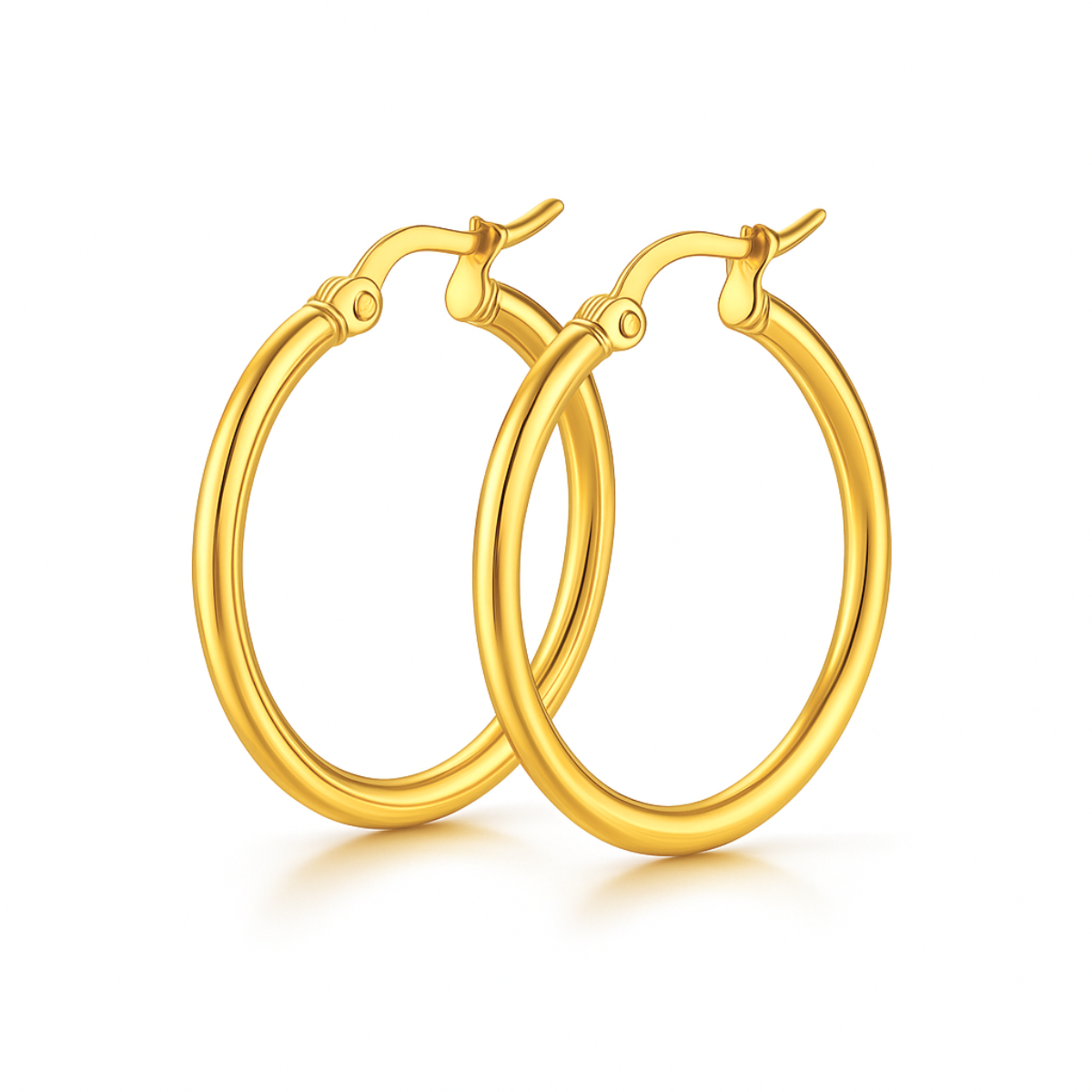 Ellie Vail Laurette Medium Hoop Earring