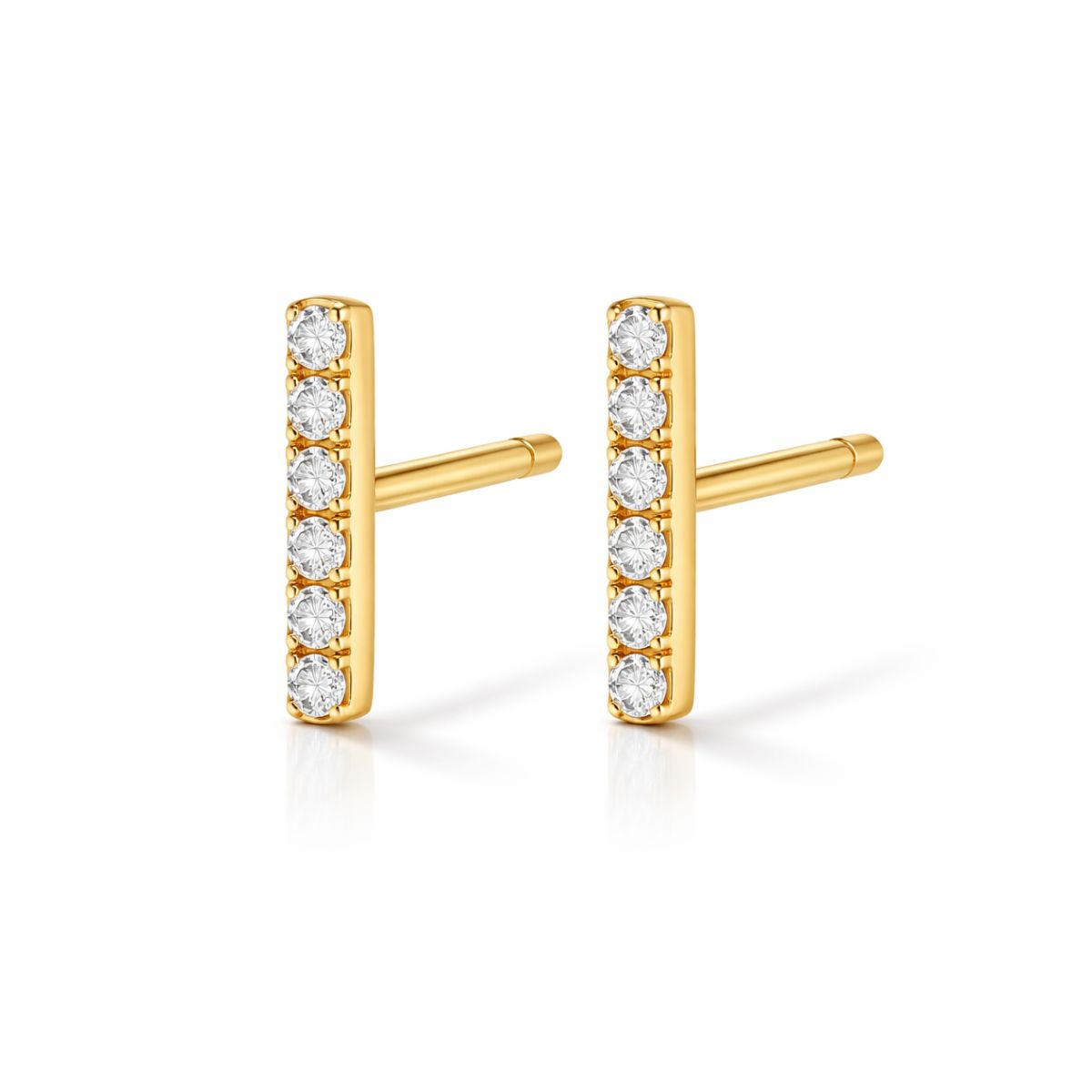 Ellie Vail Kiki Bar Stud Earrings