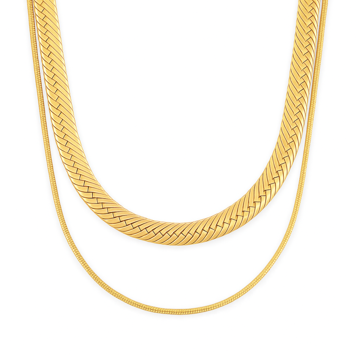 Ellie Vail Cassia Double Chain Necklace