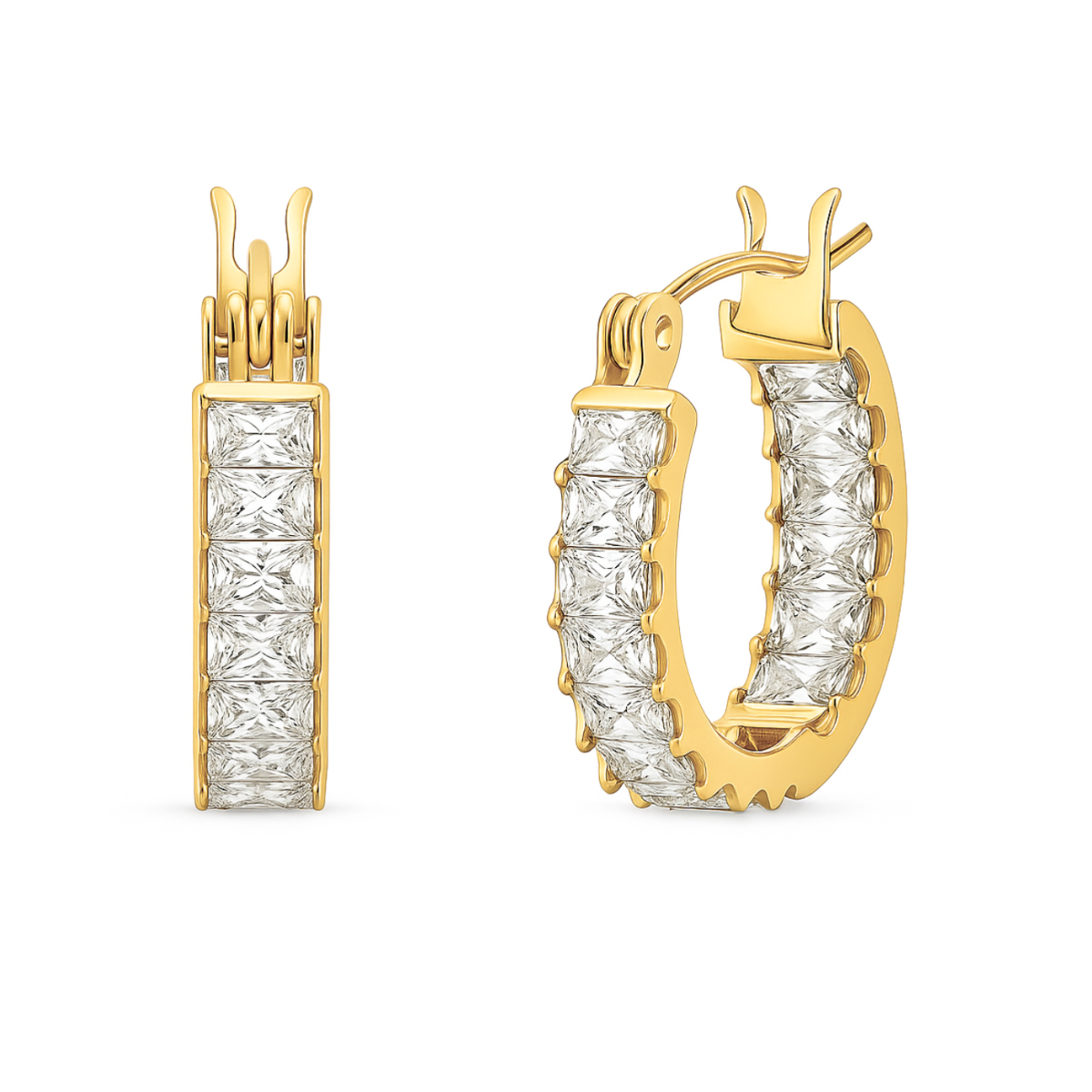 Ellie Vail Lyndsay Huggie Hoop Earring