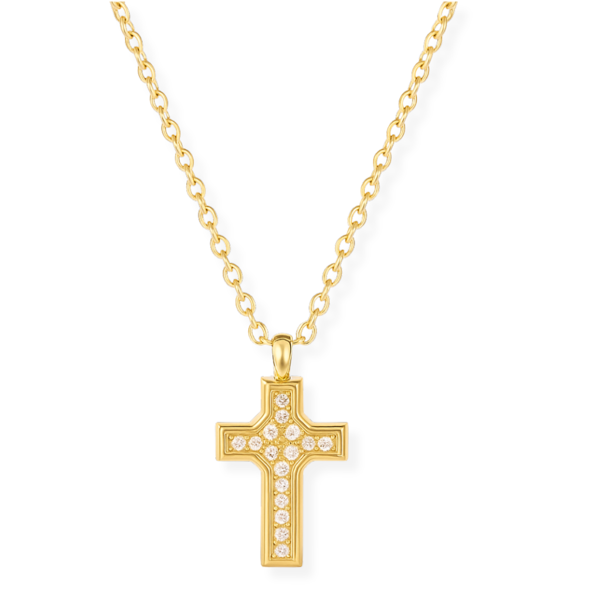 Ellie Vail Wyatt Mini Cross Pendant Necklace