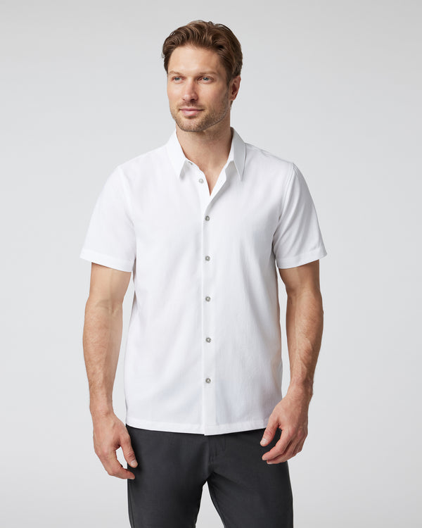 Vuori Men's Short Sleeve Manhattan Button Down