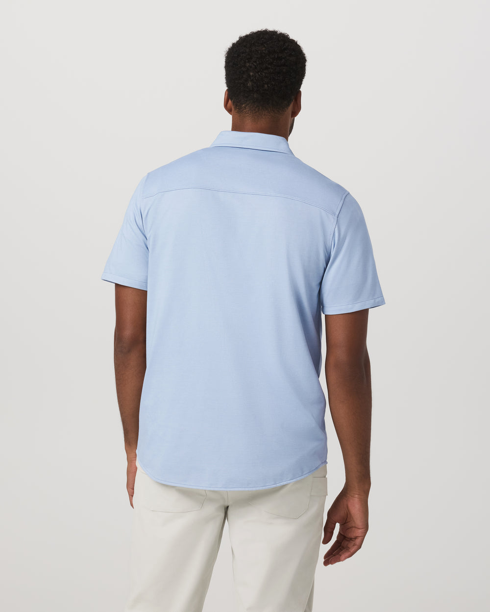 Vuori Men's Short Sleeve Knit Oxford Button Down