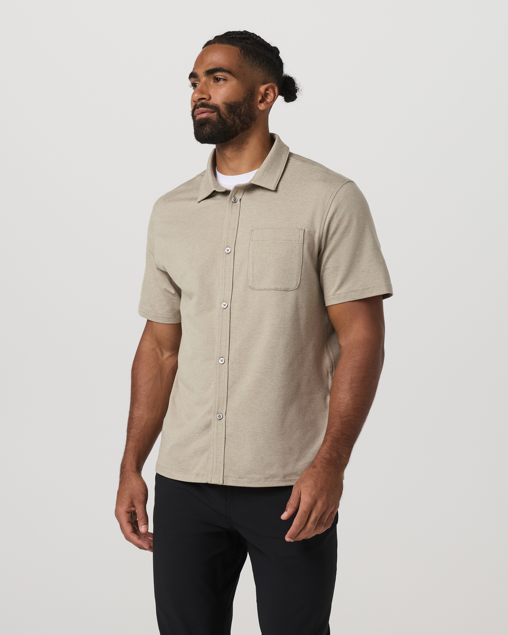 Vuori Men's Ponto Short Sleeve Button Down