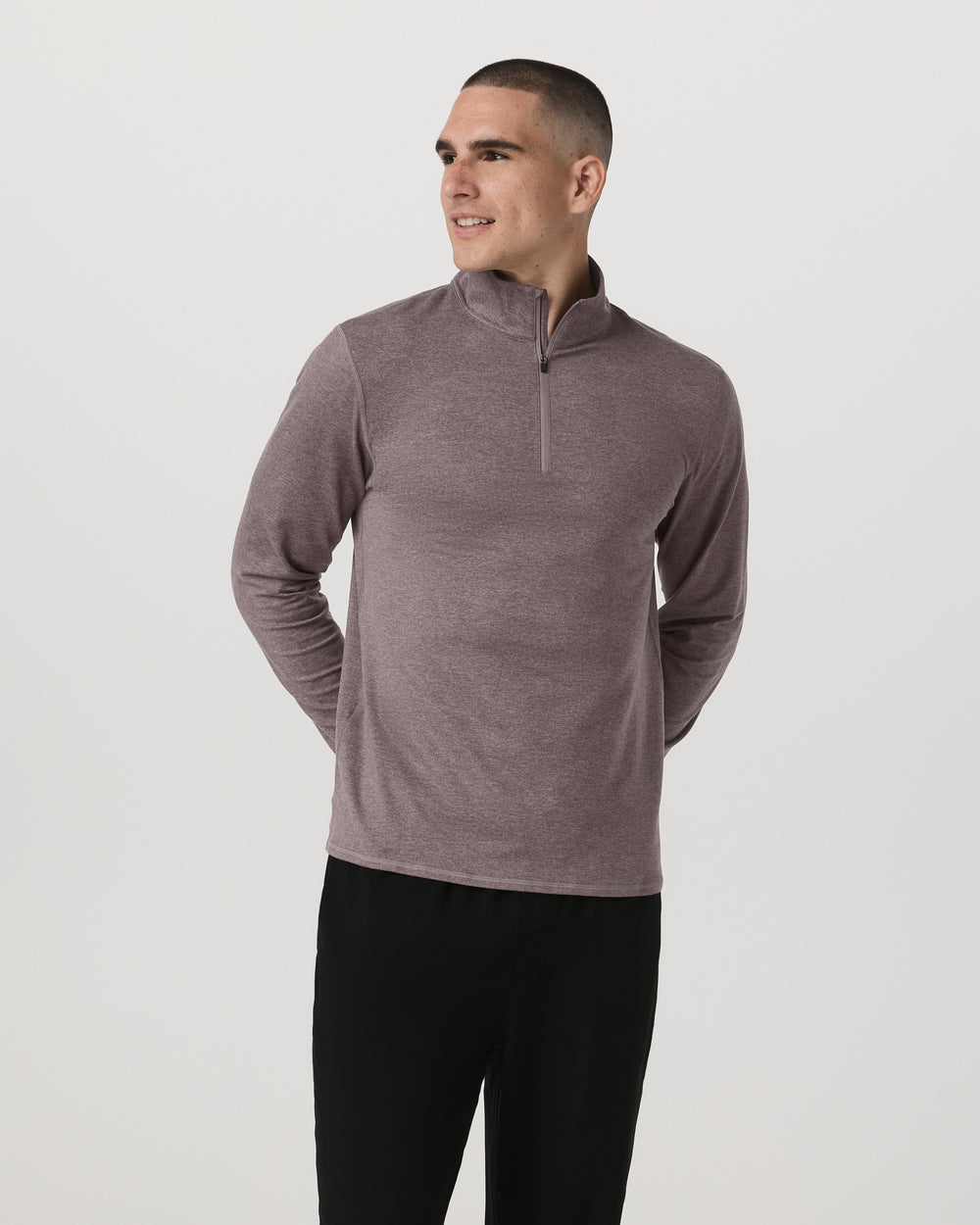 Vuori Men's Ponto 1/2 Zip Mock Neck