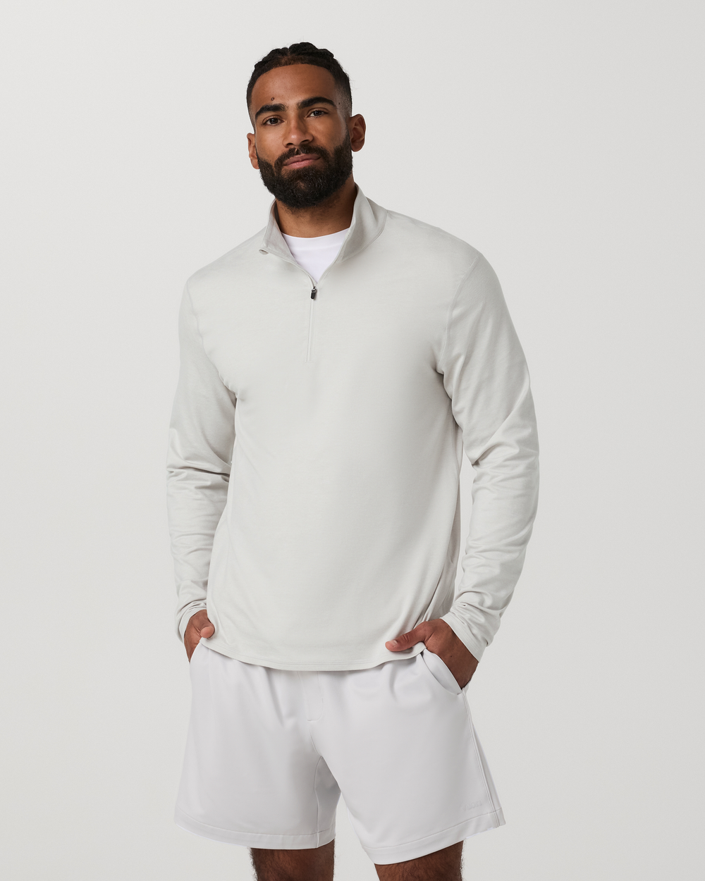 Vuori Men's Ponto 1/2 Zip Mock Neck