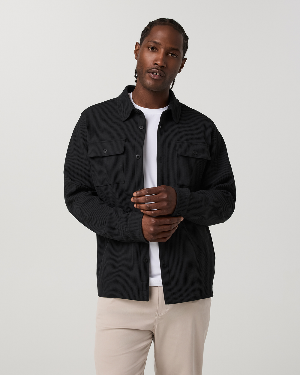 Vuori Men's Tech Waffle Shirt Jacket