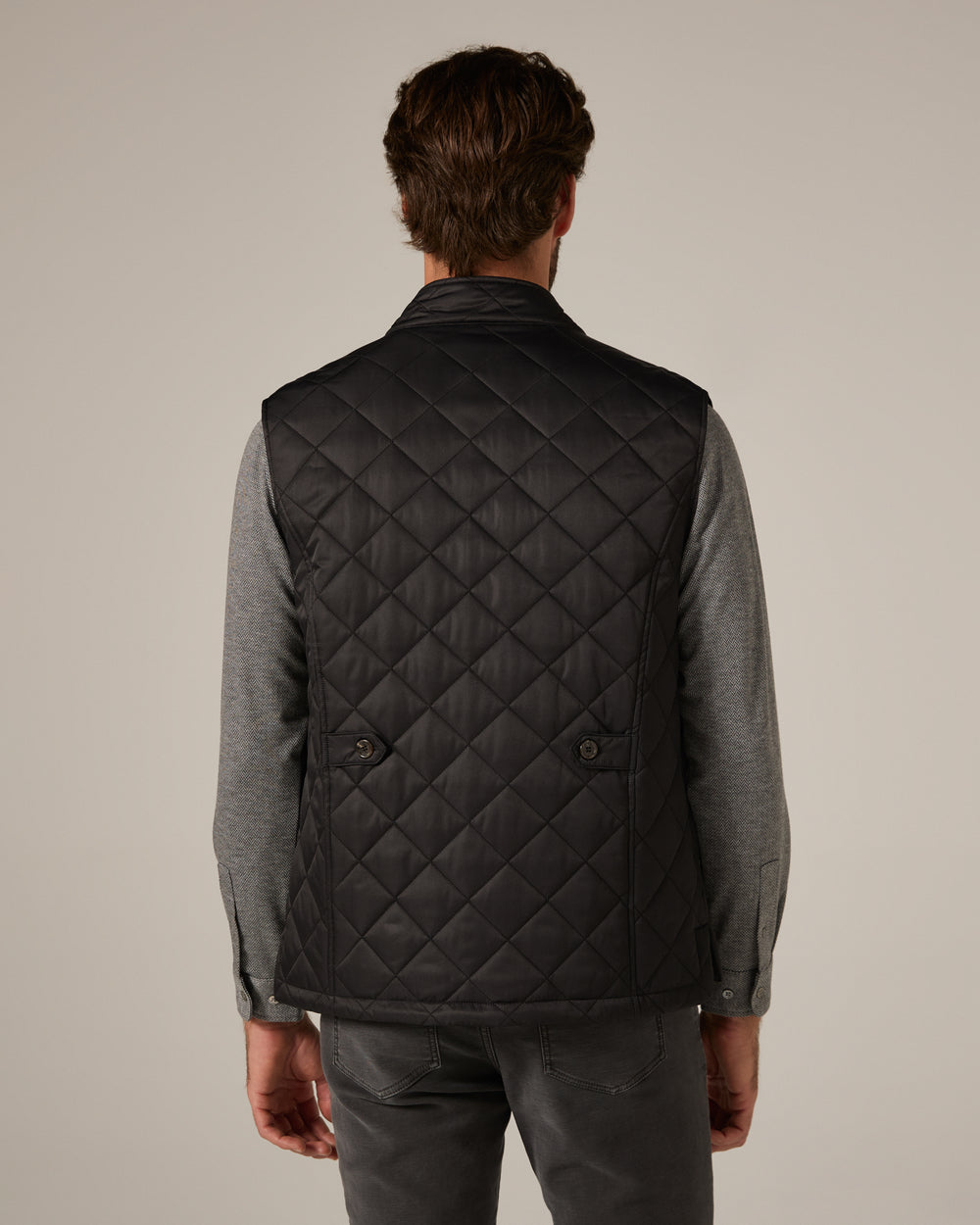 7 Diamonds Men's Crest Quilted Vest