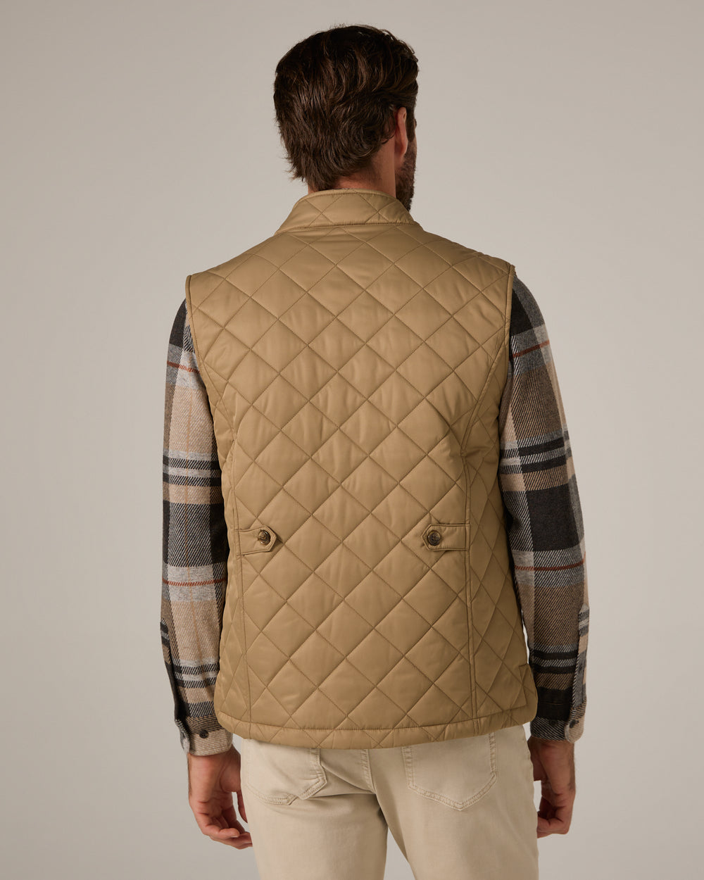 7 Diamonds Men's Crest Quilted Vest