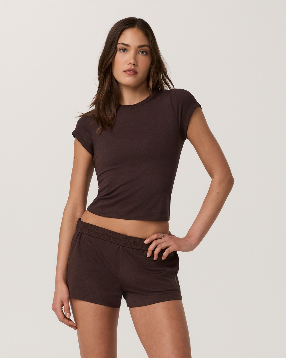 Vuori Women's Short Sleeve Halo Baby Tee
