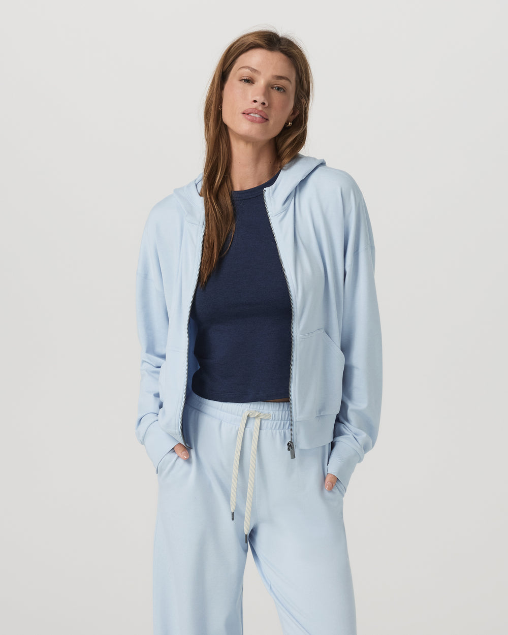 Vuori Women's Halo Modern Full Zip Hoodie