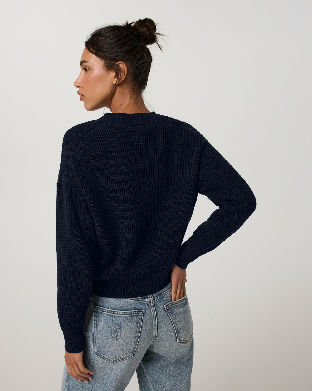 Vuori Women's Cotton Waffle Sweater