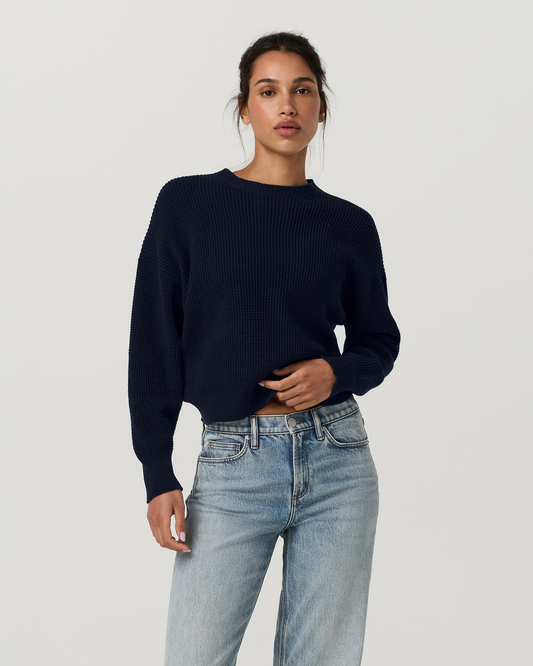 Vuori Women's Cotton Waffle Sweater
