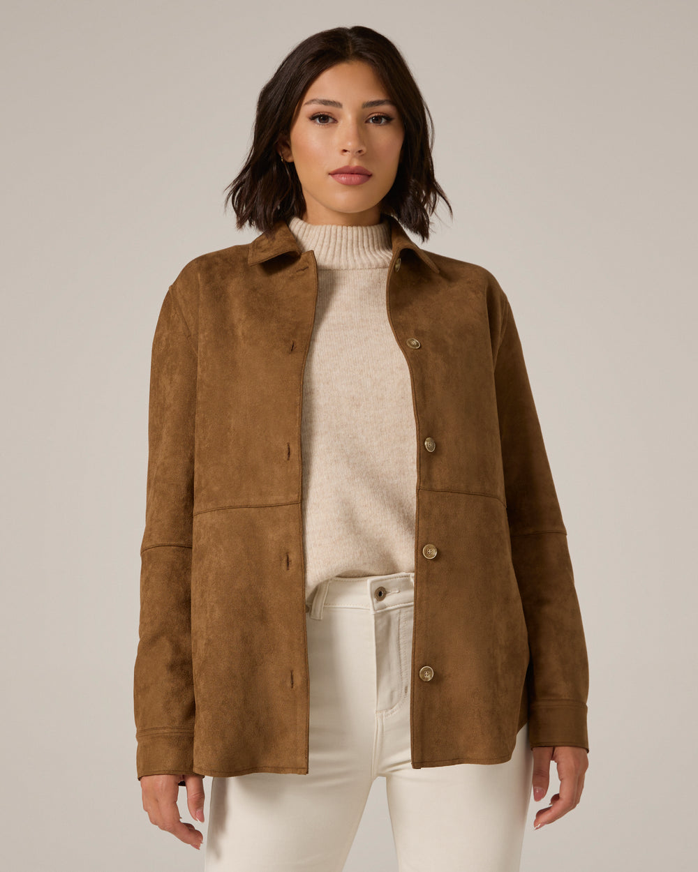 7 Diamonds Women's Dion Suede Shirt