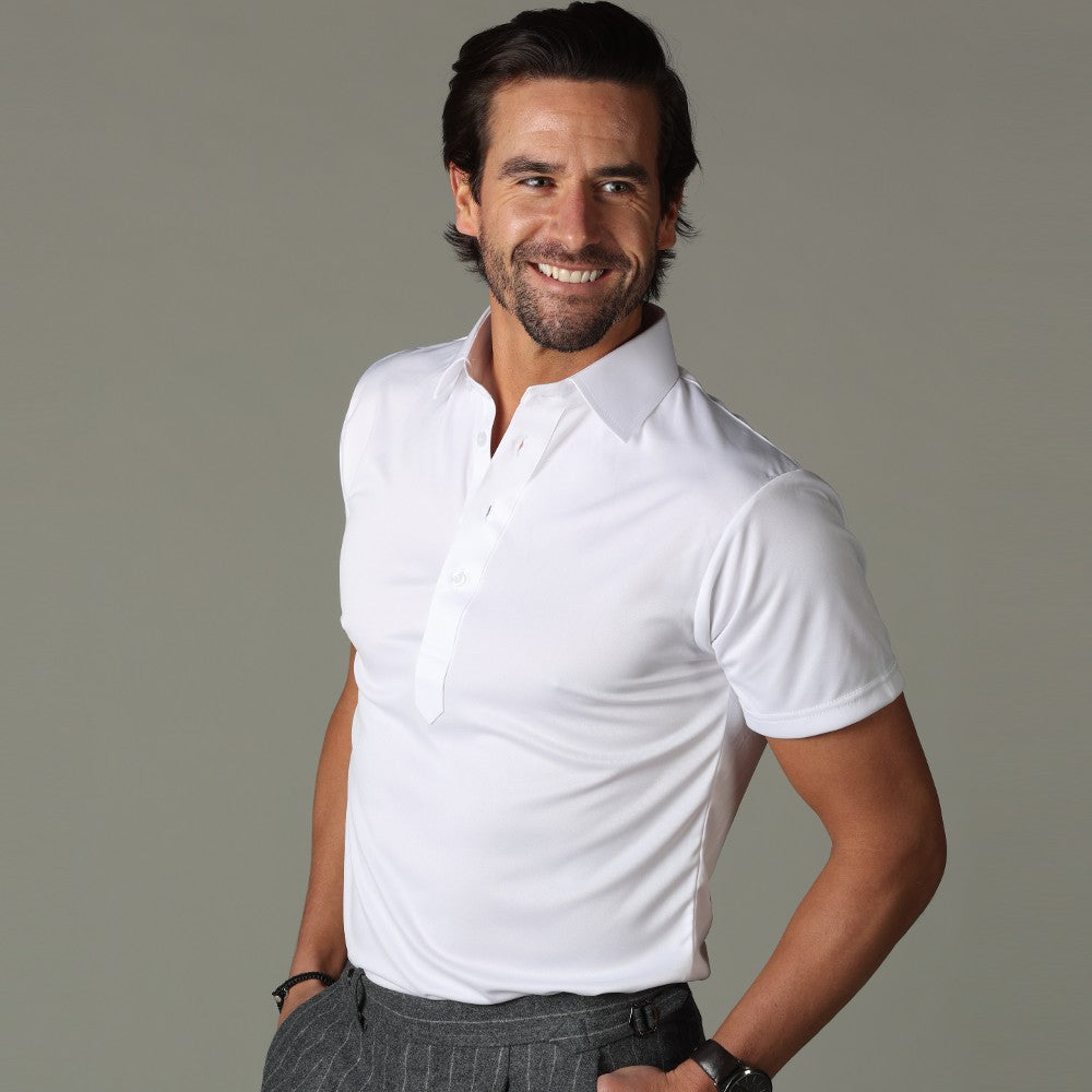 Collars & Co Semi-Spread Collar Polo - Solid