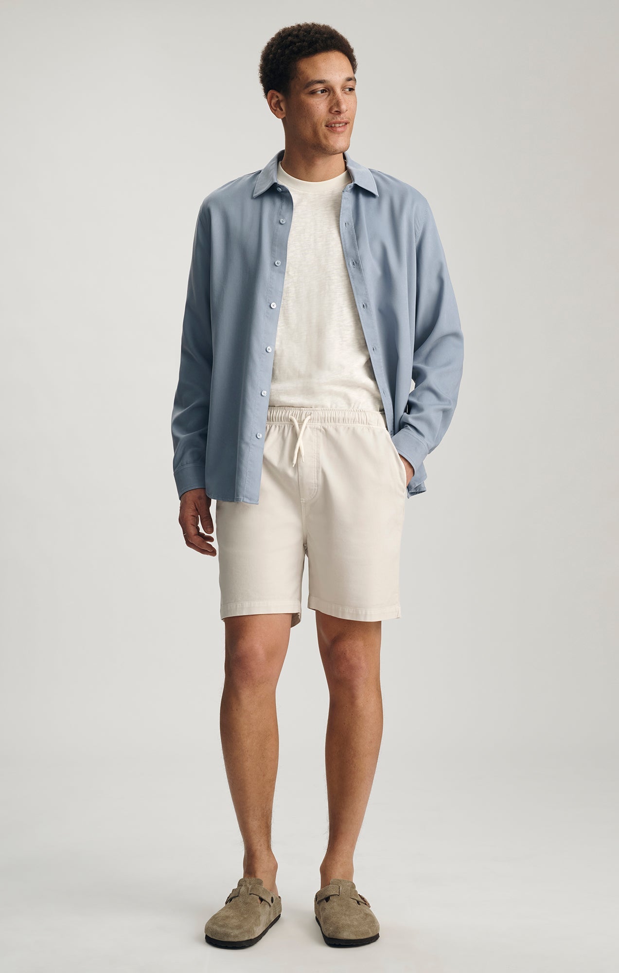 Tencel™ Drawstring 7" Inseam Shorts